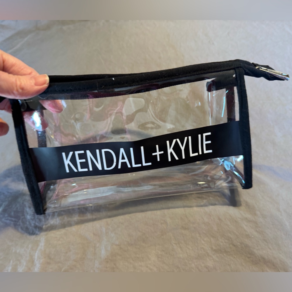 Kendall & Kylie Transparent Pouch with Black Accents - Picture 7 of 10